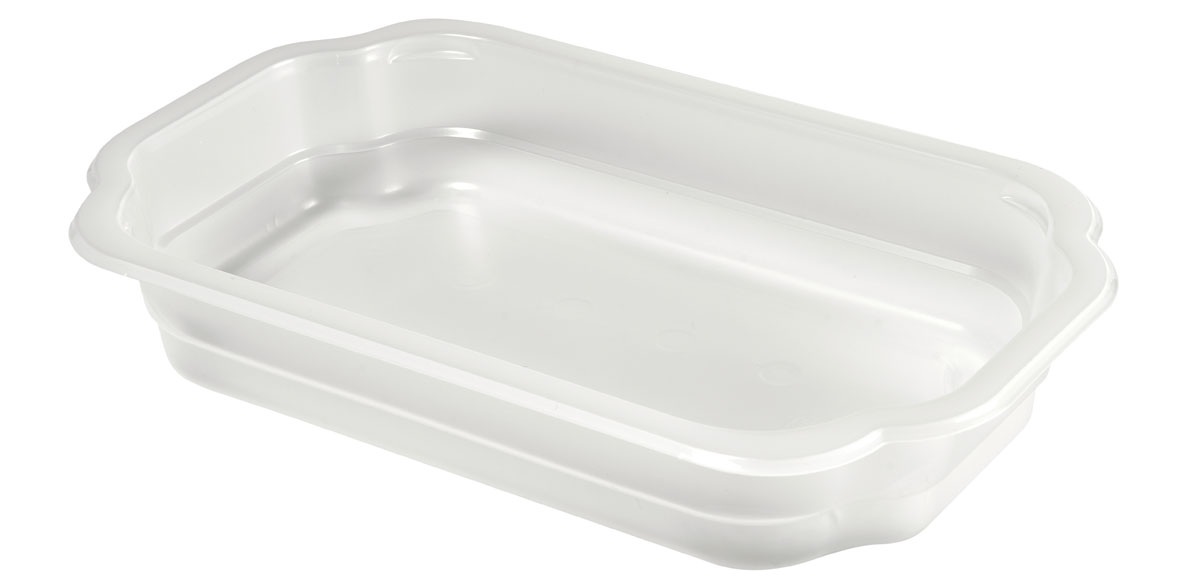 Kunststoff Schale Take-AwayPlus 250 x 159 x 43 mm Transparent ungeteilt