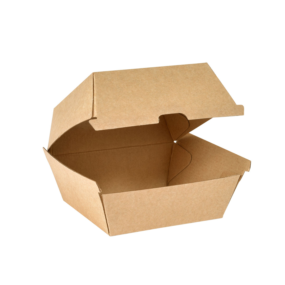 Burgerbox - 700 ml - 165x145x50 mm - Braun - ungeteilt